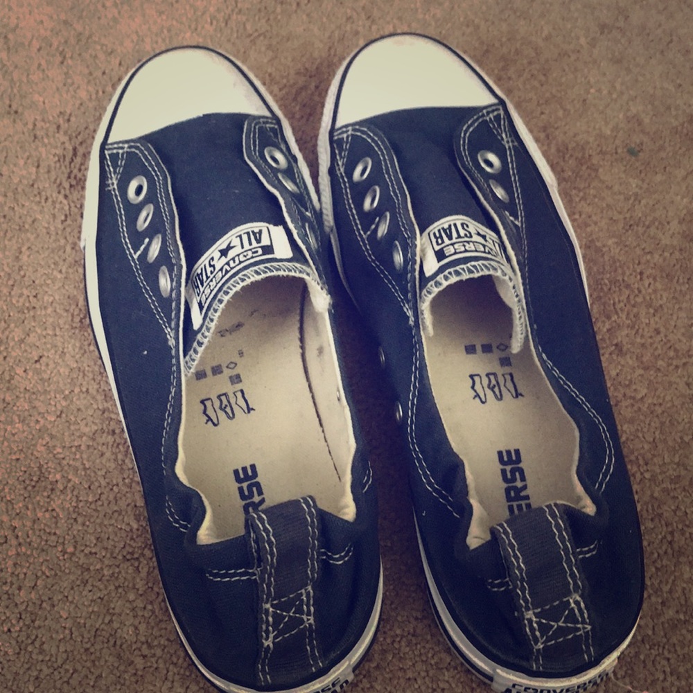 Converse All stars ✨ 9.5 elastic heel shoes